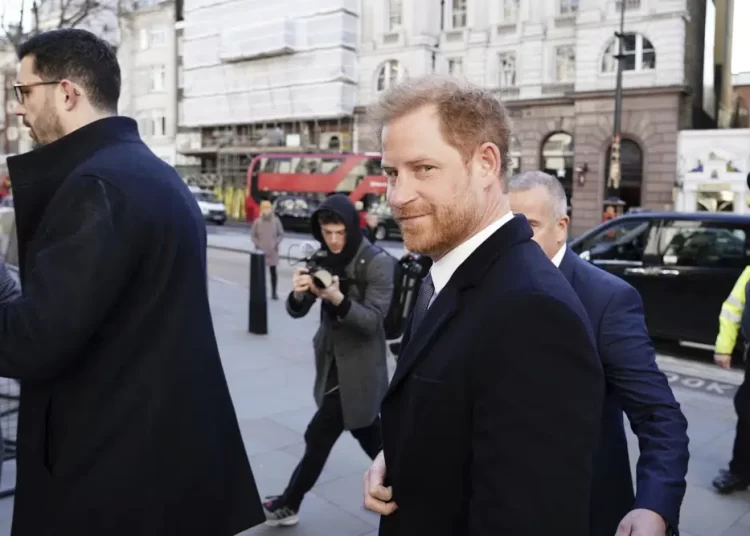 Prince Harry in court for privacy suit against tabloid 1 - Egyptian Gazette