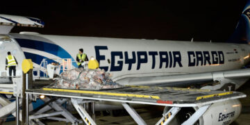 EgyptAir takes part in transferring meat cargos from Chad to Egypt
