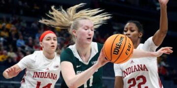 Holmes scores 27, Indiana holds off Michigan 94-85