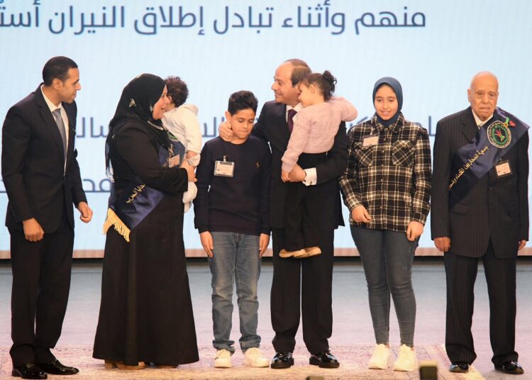 Sisi lauds great sacrifices of martyrs 1 - Egyptian Gazette