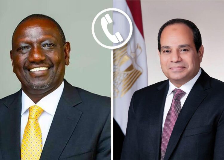 Sisi probes with his Kenyan counterpart efforts to maintain Africa's peace, security 1 - Egyptian Gazette