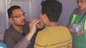 Convoy to alternative housing area 3 - Egyptian Gazette