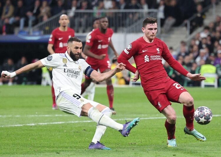 Benzema guides Madrid past Liverpool to reach Champions League quarters 1 - Egyptian Gazette