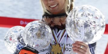Shiffrin ends season with record 21st GS win