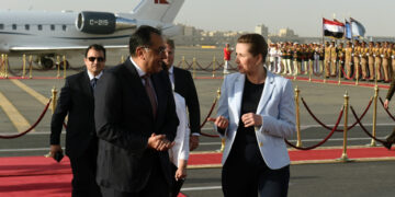 Danish PM arrives on 1st official visit to Cairo 1 - Egyptian Gazette Danish PM arrives on 1st official visit to Cairo