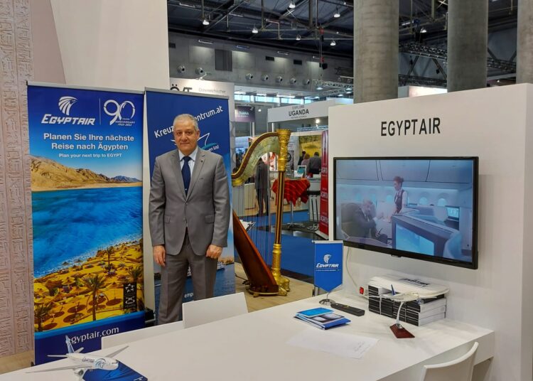 EgyptAir takes part in Vienna International Exhibition for Vacations, Travel 2 - Egyptian Gazette EgyptAir takes part in Vienna International Exhibition for Vacations, Travel 1 - Egyptian Gazette