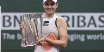 Rybakina claims Indian Wells WTA title