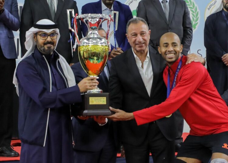 Egypt's Al-Ahly wins Arab Volleyball title 1 - Egyptian Gazette Al-Ahly men's volleyball team clinched the title of the 41st Arab Clubs Volleyball Championship for the eighth time in history after defeating Bahrain's Al-Nasr Club 3-0.
