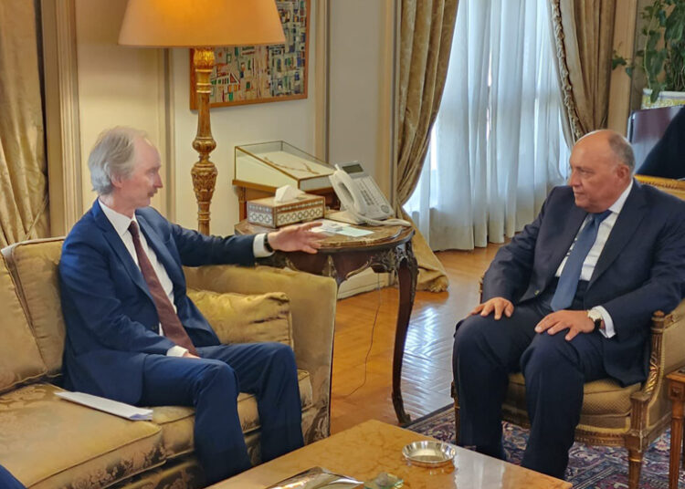 ‘Cairo for early settlement of Syrian crisis’ 1 - Egyptian Gazette