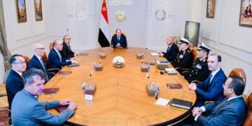 Sisi stresses keenness to enhance co-operation with int’l shipping firms 1 - Egyptian Gazette Sisi stresses keenness to enhance co-operation with int’l shipping firms
