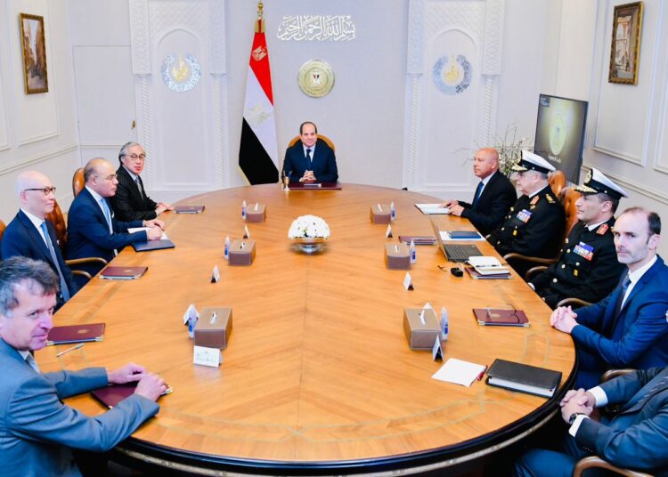 Sisi stresses keenness to enhance co-operation with int’l shipping firms 2 - Egyptian Gazette Sisi stresses keenness to enhance co-operation with int’l shipping firms 1 - Egyptian Gazette