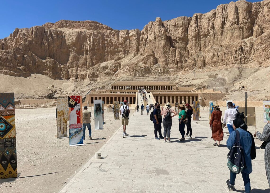 Hatshepsut exhibition held in Luxor as part of World Women's Art Forum 12 - Egyptian Gazette Hatshepsut exhibition held in Luxor as part of World Women's Art Forum 11 - Egyptian Gazette