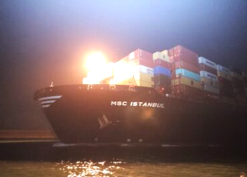 New canal facilitated marine traffic despite grounding of MSC-ISTANBUL: SCA spox