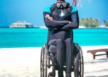 DIBS hosts record-breaking Kuwaiti diver Al-Mosawi