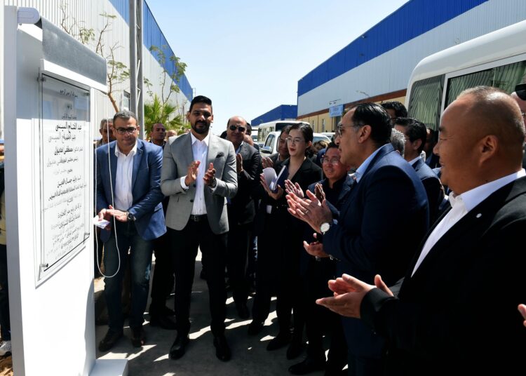 PM inspects Hengtong optic-electric factory 1 - Egyptian Gazette