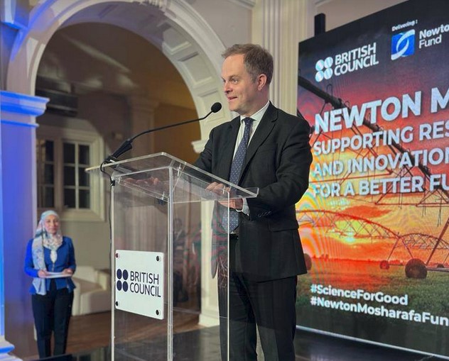 Newton-Mosharafa Fund biggest partnership between Egypt, Britain: British amb. to Egypt 2 - Egyptian Gazette Newton-Mosharafa Fund biggest partnership between Egypt, Britain: British amb. to Egypt 1 - Egyptian Gazette