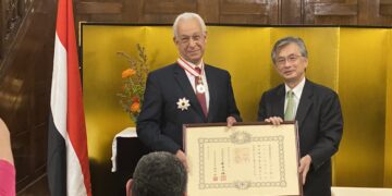 Japan honours former minister for promoting education co-operation