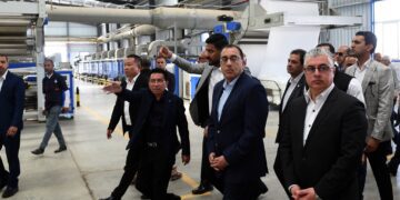PM witnesses inauguration of “Egypt Fanyang” factory for textile printing in SCZone
