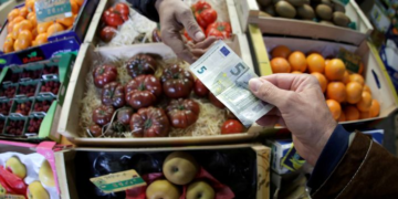 Euro zone producer prices fall due to energy, as other goods rise