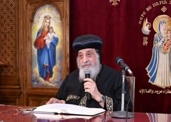 Pope Tawadros leads Palm Sunday mass