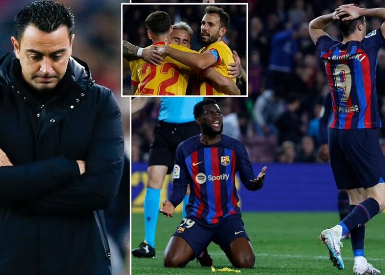 Barcelona held by Girona in La Liga 1 - Egyptian Gazette Barcelona fires another blank at the Nou Camp as they are held at home by Girona just five days after being thrashed 4-0 by Real Madrid... but Xavi's side still moves 13 points clear at top of La Liga.