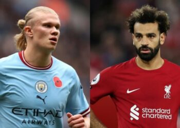 Haaland equals Salah Premier League goals record