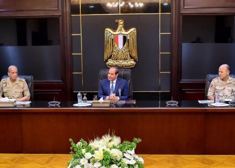 Sisi chairs SCAF meeting 1 - Egyptian Gazette