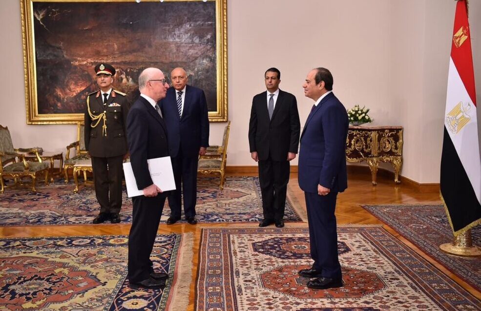 Sisi receives credentials of 13 new ambassadors 14 - Egyptian Gazette