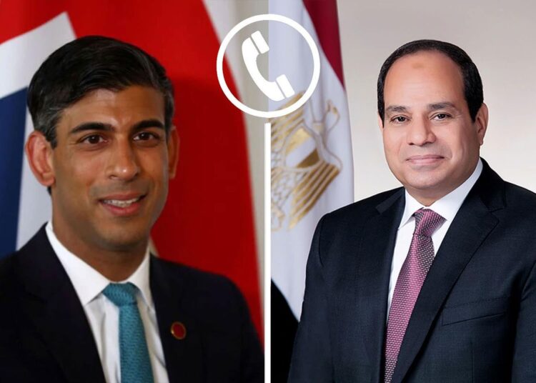 Sisi, UK PM discuss Sudan crisis 1 - Egyptian Gazette