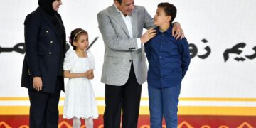 Sisi honors number of families of army, police martyrs