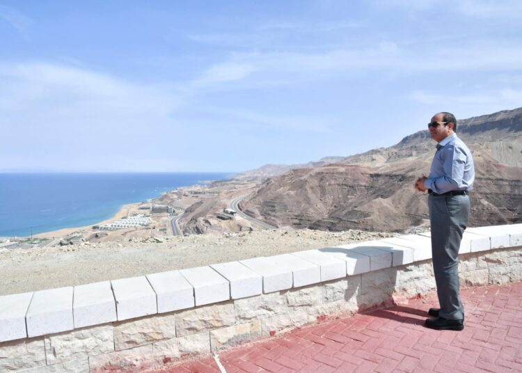 Sisi takes tour of El Galala City 1 - Egyptian Gazette