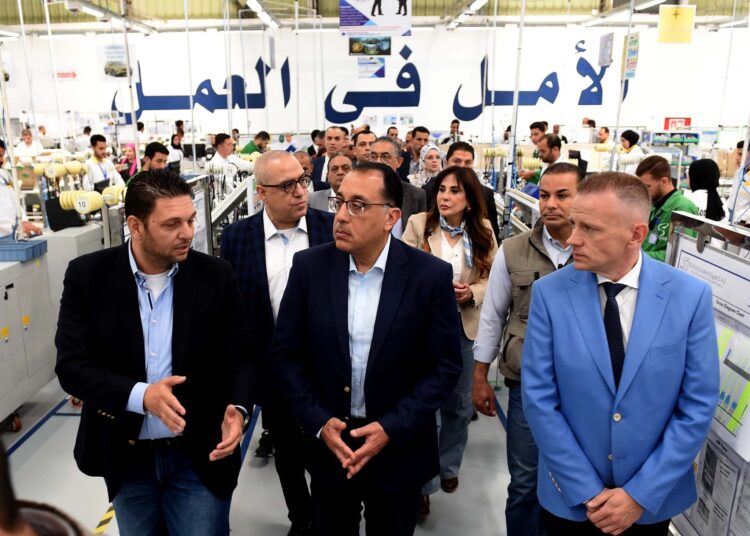 PM tours number of factories in 10th of Ramadan city 2 - Egyptian Gazette PM tours number of factories in 10th of Ramadan city 1 - Egyptian Gazette