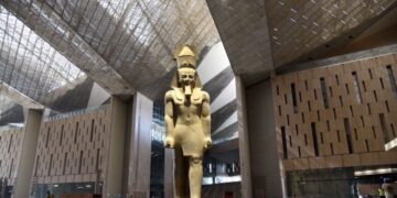 Ramses II unaffected by rain 1 - Egyptian Gazette Ramses II unaffected by rain