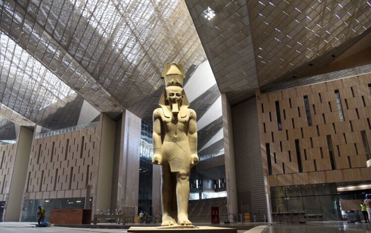 Ramses II unaffected by rain 2 - Egyptian Gazette Ramses II unaffected by rain 1 - Egyptian Gazette