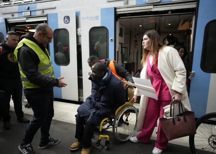 Protest over disabled access in France before Paris Olympics 1 - Egyptian Gazette