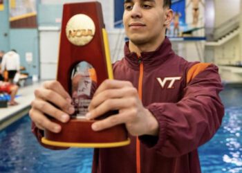 Egyptian swimmer makes history in NCAA Championships