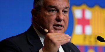 Barcelona president denies any crime in refereeing scandal