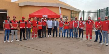 Egyptian relief teams offer services at Sudan border crossing