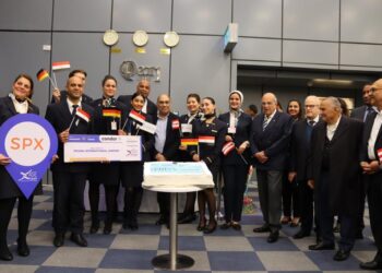 Sphinx Int’l Airport receives 1st Condor Airlines flight from Frankfurt