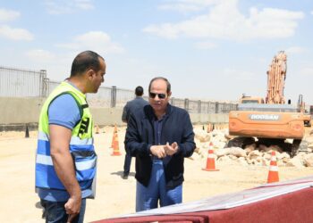 Sisi inspects Cairo’s simi-wholesale markets