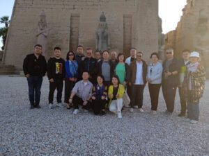 Chinese team visits tourist hotspots 5 - Egyptian Gazette
