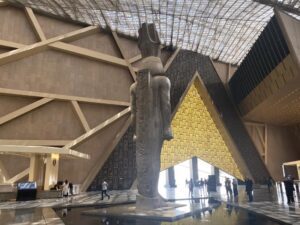 Minister tours Grand Egyptian Museum to refute rainwater damage claims 4 - Egyptian Gazette