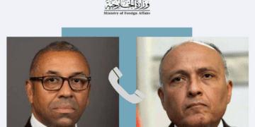 Egypt, UK FMs discuss latest developments in Sudan