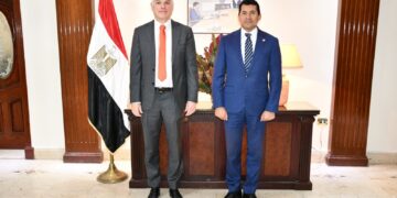 Sports min., Australian amb. confer on bilateral co-operation 1 - Egyptian Gazette Sports min., Australian amb. confer on bilateral co-operation