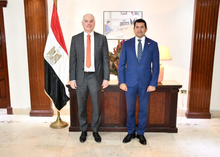 Sports min., Australian amb. confer on bilateral co-operation 1 - Egyptian Gazette