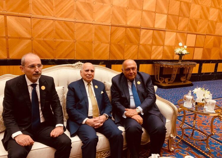 Egypt, Jordan, Iraq FMs discuss fostering relations within trilateral co-operation 1 - Egyptian Gazette