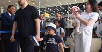 El Alamein airport receives first charter flight from Kazakhstan