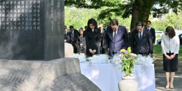 Japan, South Korea leaders in historic Hiroshima visit 1 - Egyptian Gazette Japan, South Korea leaders in historic Hiroshima visit
