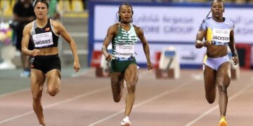 Richardson dominates 100m at Diamond League