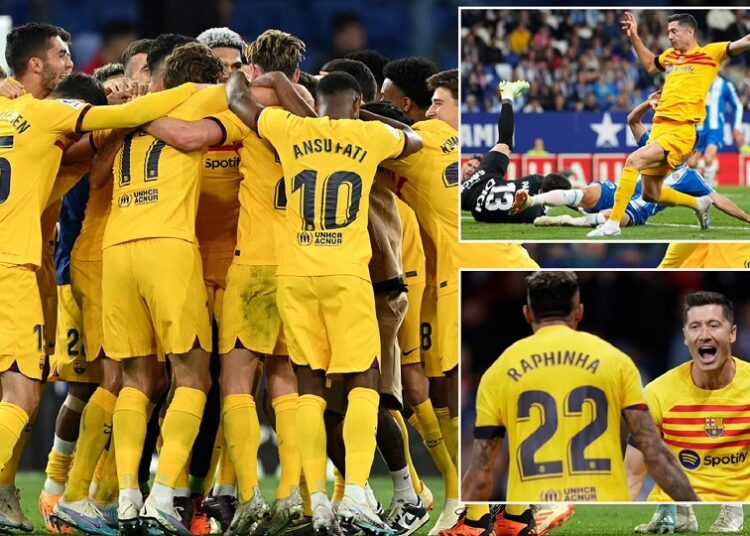 Barcelona has been crowned La Liga champions as goals from Alejandro Balde, Jules Kounde and Robert Lewandowski's brace clinch their first Spanish title since 2019.